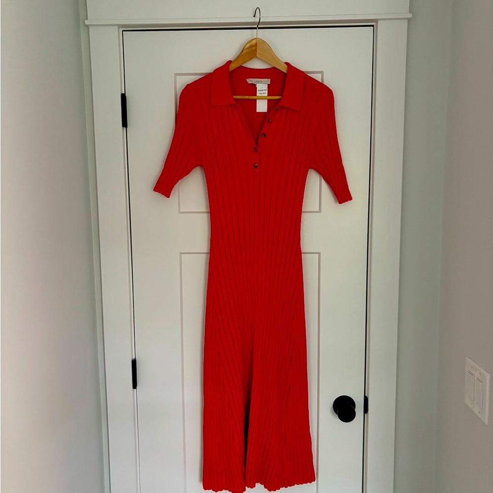 Short sleeve midi sweater dress - brand new with tags!